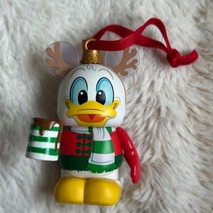 Disney Festive Donald Duck Ornament with Red and Green
